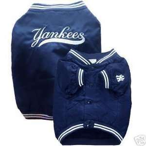 MLB NY Yankees Dog Windbreaker Jacket Coat EX LARGE:  