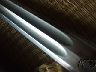   Handmade Folded blade Battle Ready Qin Jian Sword Rosewood Scabbard