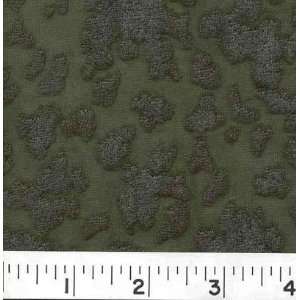  5758 Wide Floral Burnout Hunter Green Fabric By The Yard 