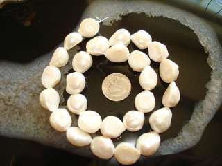 AAA Genuine Fresh Water Pearl Nuggets 12mm 28 Beads  