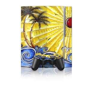 : Ocean Fury Design Protector Skin Decal Sticker for PS3 Playstation 