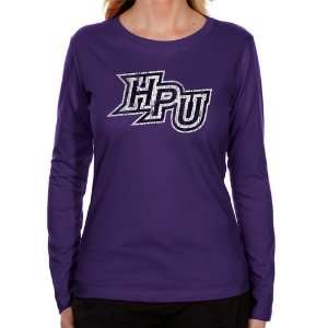 High Point Panthers Ladies Distressed Primary Long Sleeve Classic Fit 
