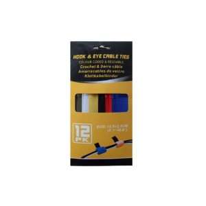  Cable Ties In Assorted Colors, Pack Of 12: Everything Else