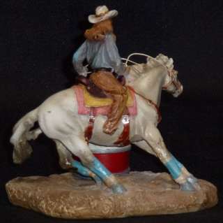 Barrel Racer Girl Statue Western Americana Rodeo  