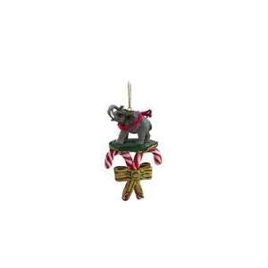  Elephant Candy Cane Christmas Ornament: Home & Kitchen