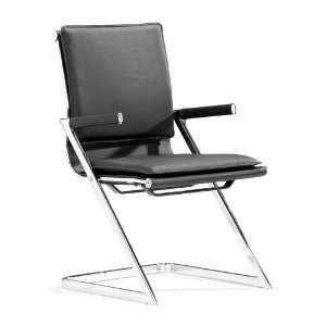 Zuo Modern Lider Plus Conference Chair Black: Office 