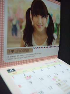 KARA mini calendar/postcard set/ spring color memo note / guhara 