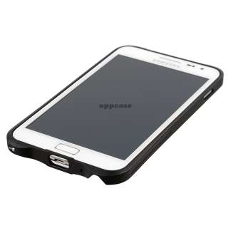 Duralumin Black Bumper Case Cover For SAMSUNG Galaxy Note I9220 N7000 