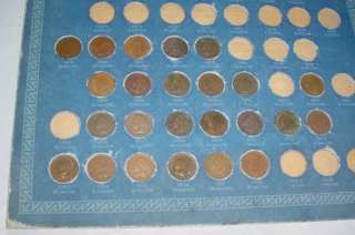 Whitman Coin Board & Indian Head Penny Collection  