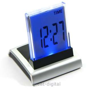 New 7 Color Change LED Digital Alarm Clock Thermometer