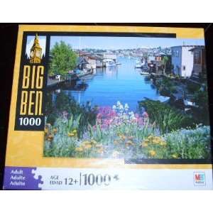  House Boats in Seattle, WA 1000 Piece Puzzle Toys & Games