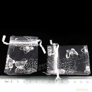   Organza Butterfly Mini Gift Bags 5x7cm Wedding Favours Free P&P  