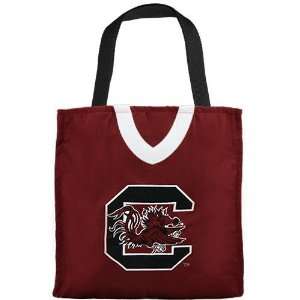  South Carolina Gamecocks Garnet Jersey Tote Bag: Sports 