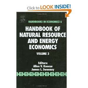   Resource and Energy, Volume 3 (Handbook of Natural Resource & Energy