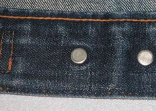 VTG Levi jeans Blue Denim Jacket Big E Original 1958 1971 Made in USA 
