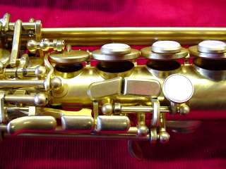 New Boston Series Unlacquered Soprano sax with Selmer saxophone care 