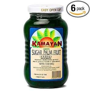 Kamayan Sugar Palm Fruit (Kaong) 340g (Pack of 6)  Grocery 