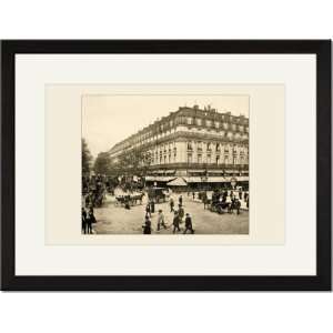   Print 17x23, The Grand Hotel and the Cafe de la Paix