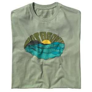 Patagonia Mens Patagonia Waves T Shirt (Grey Green)   L:  