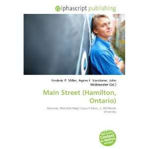 Main Street (Hamilton, Ontario) (9786133935587) Books