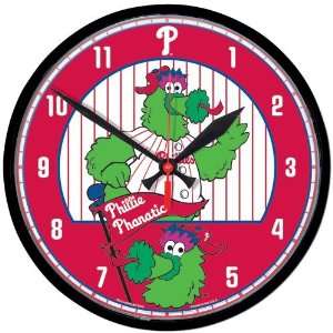 Phillies Mascot Clocks   round