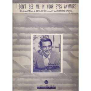  Sheet Music I Dont See Me In Your Eyes Anymore Perry Como 