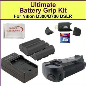  Ultimate Battery Grip Kit for the Nikon D40/D40x/D60/D3000 