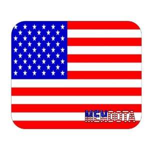  US Flag   Mendota, California (CA) Mouse Pad Everything 