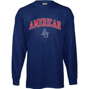   American University Perennial Long Sleeve T Shirt