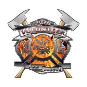  Volunteer Firefighter Fire Rescue Decal   6 h 