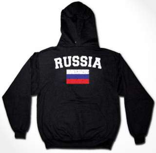 Russia Russian Flag National Pride Sweatshirt Hoodie  