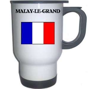  France   MALAY LE GRAND White Stainless Steel Mug 