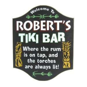 Tiki Bar Personalized Pub Sign: Patio, Lawn & Garden