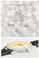 Mens 1960s Omega SS Date W/Watch Rare Semi Pie Pan Dial  