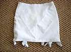 VNTG JC Penney Adonna Ivory Open Girdle With Garters S