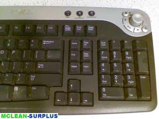 Dell U0097 Black Wireless Multimedia Keyboard AS IS  