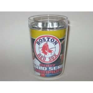 BOSTON RED SOX 2007 WORLD SERIES CHAMPS Logo 16 oz. Plastic TUMBLER 