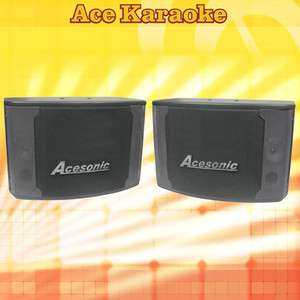 Acesonic SP 280 SP280 120W 8 Ported Karaoke Speaker System (Pair) NEW 