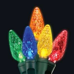  Commercial C6 LED Strawberry Multicolor Prelamped Light 