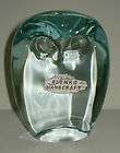 vintage blenko art glass owl paperweight sculpture 1930s 1982 w