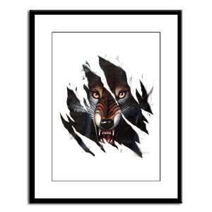  Large Framed Print Wolf Rip Out: Everything Else