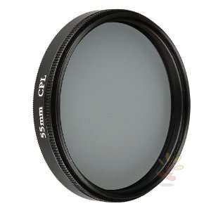  (CPL) Circular Polarizing Lens Lens Filter , 55mm Black 