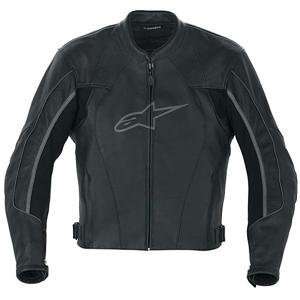  Alpinestars Octane Leather Jacket   62/Black Automotive