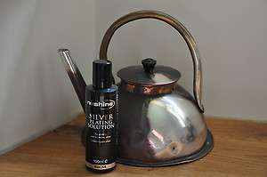 SILVER PLATE YOUR ART DECO WITH A SILVER PLATING SOLUTION  