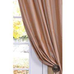 Dusty Pink Faux Silk 84 inch Curtain Panel  Overstock