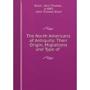   and Type of . John Thomas , d.1883, John Thomas Short Short Books