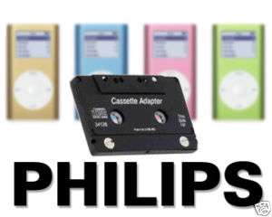 Philips USA 62050 CD//MD/iPod To Cassette Adapter  