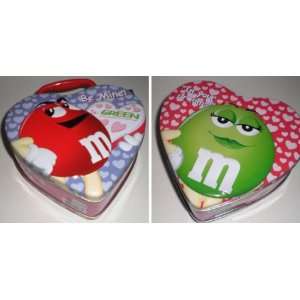   2001 Heart Shaped Valentine Tin Lunch Box Container: Everything Else