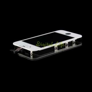   LCD Touch Screen Digitizer Glass Assembly for iPhone 4 4S White  