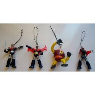   & Characters Hard Rubber Figure Mascot Cell Phone Charm Set by Anime